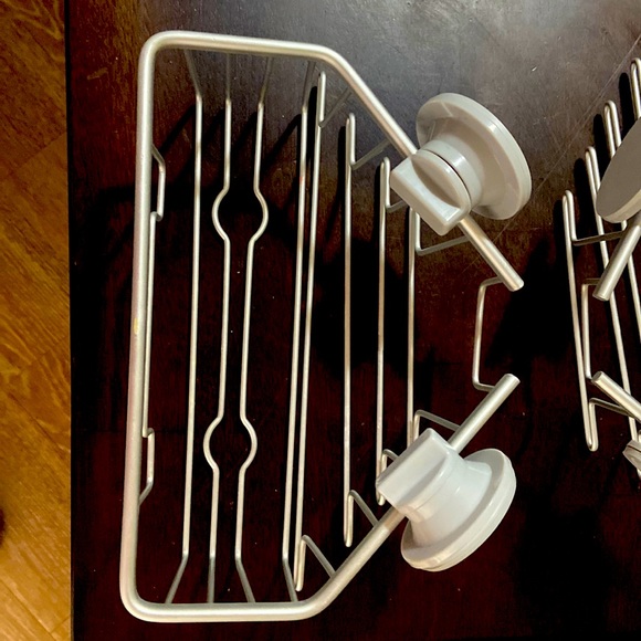Target Bath Silver Corner Suction Shower Baskets Poshmark